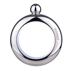 Custom Bracelet Flask Hidden Stainless Steel Wine Bangle - 3.5 oz.