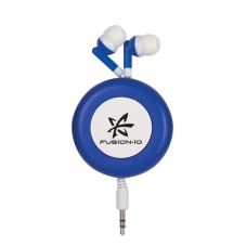 Retractable Imprinted Ear Buds