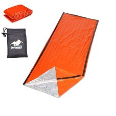 Custom Outdoor Camping Emergency Sleeping Bag w/ Carrying Bag