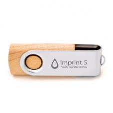 Twister Wooden Custom USB Flash Drive - 250