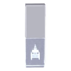 Rectangular Crystal Custom USB Flash Drive For Photographers