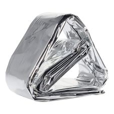 Custom Small Size Tube Tent Outdoor Mylar Thermal Blankets w/ Carry Bag