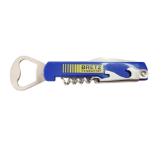 Custom Metal 4-In-1 Waiter's Bottle Opener