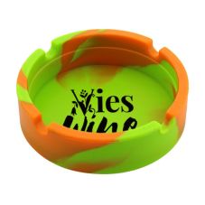 Custom Round Tie Dyed Silicone Ashtray