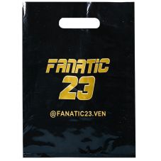 Promotional Plastic Die Cut Handle Merchandise Grab Bag - 10"W X 14"H