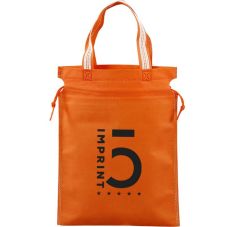 Custom Non-Woven Drawstring Bag w/ Handles  - 10"w x 13"h