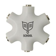 Custom Snowflake 6 Prot Headset Hub Splitter