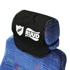 Custom Black Bus Head Rest Cover