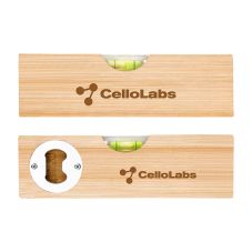 Custom Bamboo Spirit Level & Bottle Opener