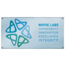 Full Color Smooth Vinyl Indoor Custom Banner - 8' x 4'