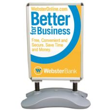 Full Color Indoor/Outdoor Custom Poster Display - 31"w x 46"h x 20"d