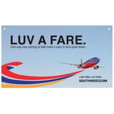 Full Color Hanging Custom Banner - 48" x 27"