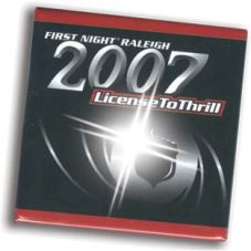 Full Color Campaign Printed Button - 1.5" Square