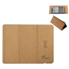 Custom Cork Foldable Fast Charging Wireless Mouse Pad