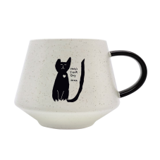 Duo-Tone Custom Ceramic Coffee Mug - 14 oz.