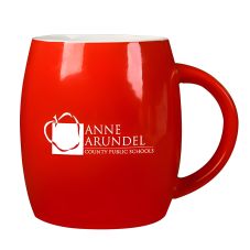 Custom Ceramic Barrel Mug - 14 oz.