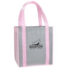 Color Combination Custom Grocery Tote Bag - 12"w x 13"h x 8"d
