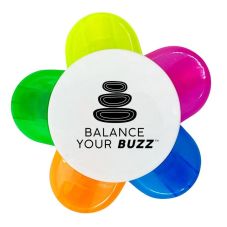 Custom 5-in-1 Flower Shaped Highlighter