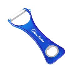 Custom 2-in-1 Plastic Peeler w/ Bottle Opener