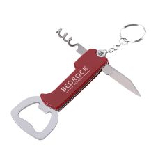 Custom 3-in-1 Bottle Opener w/ Key Chain