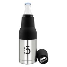 Custom 3-in-1 Stainless Steel Can Cooler w/ Bottle Opener