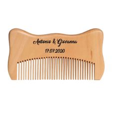 Custom Anti-static Peach Wood Comb