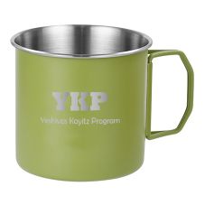 Custom Camping Mug w/ Foldable Handle - 12 oz.