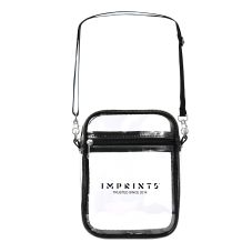 Custom Clear Crossbody Bag - 5.9"w x 7.8"h x 1.8"d