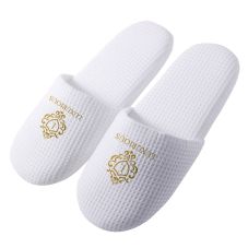 Custom Premium Closed Toe Waffle Slipper - Adult