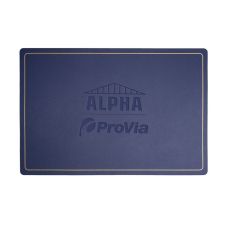 Custom Heat Resistant PVC Leather Table Placemat - 17.5"w x 12"h