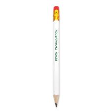 Custom Hex Golf Pencil w/ Eraser