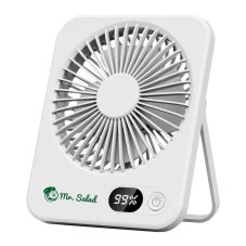 Custom Rechargeable Table Fan w/ LED Display