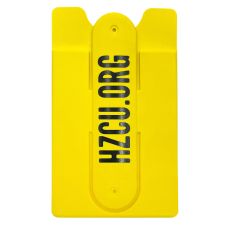 Custom Silicone Phone Wallet w/ Stand