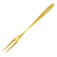 Custom Stainless Steel 2 Teeth Fruit Fork