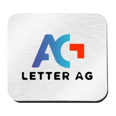 Custom Square Stainless Steel Coaster - 3.5''