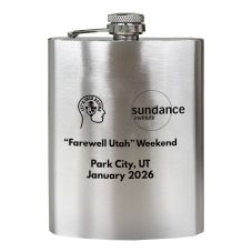 Custom Stainless Steel Hip Flask - 8 oz.