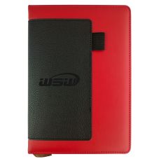 Custom Two-Tone PU Cover Journal - 5.7"w x 8.4"h