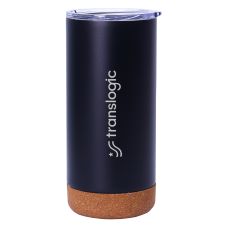 Custom Vacuum Tumbler w/ Cork Bottom - 16 oz.