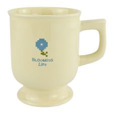 Custom Ceramic Irish Coffee Pedestal Mug - 10 oz.