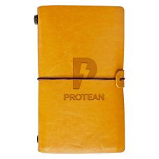 Custom Vintage Journal w/ Elastic Band - 4.7"w x 7.9"h