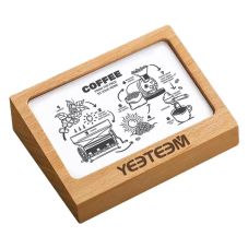 Custom Wooden Bevel Card Display Holder