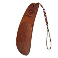Custom Wooden Portable Shoehorn w/ String