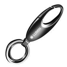Custom Heavy Duty Metal Keychain w/ Double Ring