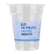 9 oz. Custom Plastic PET Cold Cups (78mm) - 1000 / Case