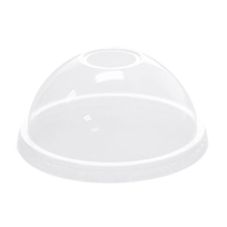 Dome Lids for 12, 16 or 20oz Clear Plastic PET Cups (92mm) - 1000 / Case