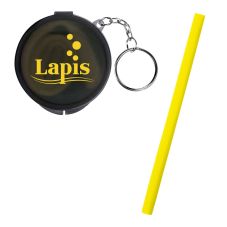 Reusable Silicone Custom Straw w/ Travel Case