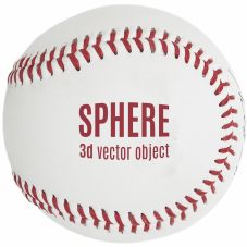Custom Fiberfill Sports Baseball - 2.8"