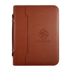Custom 4-Ring Binder Zippered Portfolio - 10.5"w x 13.6"h