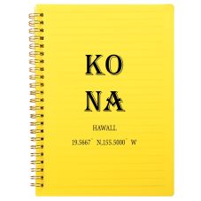 Translucent Lined Custom Notebook - 5.5"w x 8.25"h