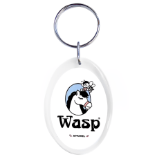 Full Color Custom Oval Acrylic Key Tag